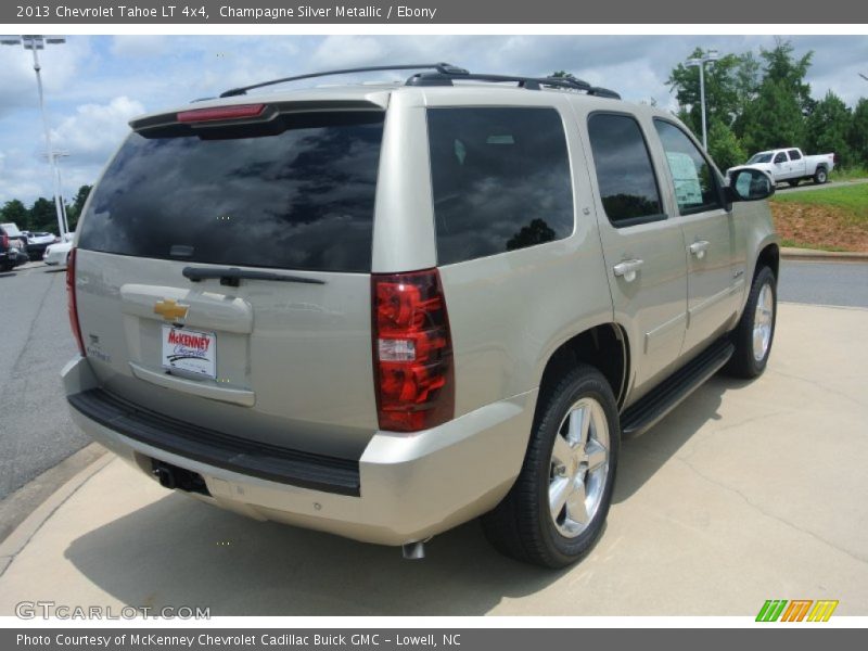 Champagne Silver Metallic / Ebony 2013 Chevrolet Tahoe LT 4x4
