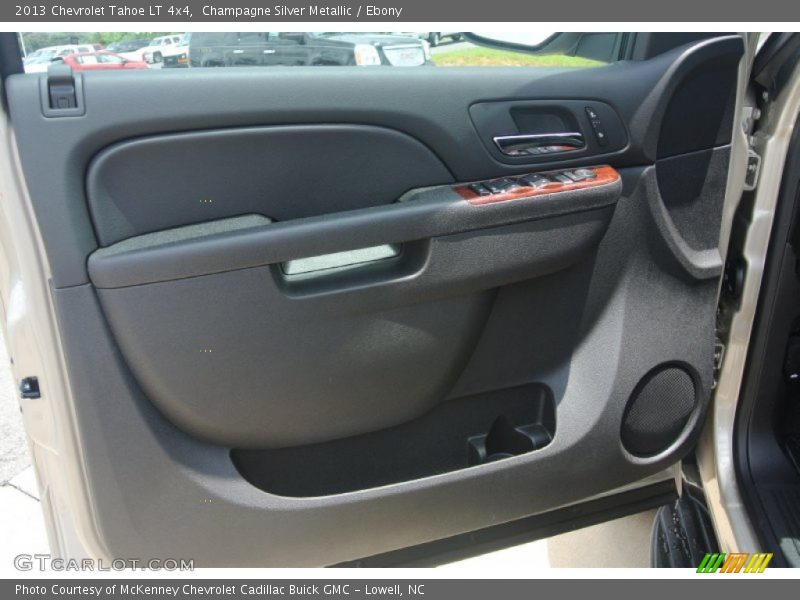 Champagne Silver Metallic / Ebony 2013 Chevrolet Tahoe LT 4x4