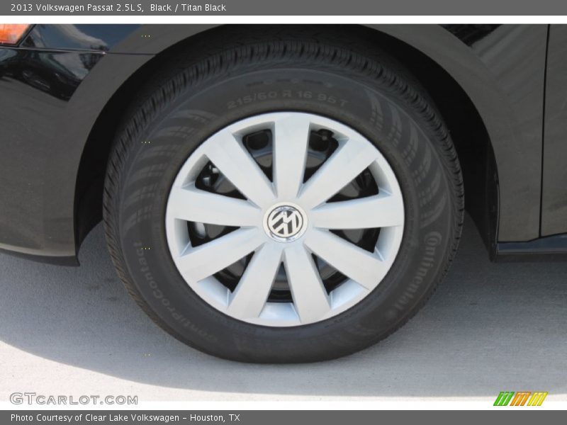 Black / Titan Black 2013 Volkswagen Passat 2.5L S