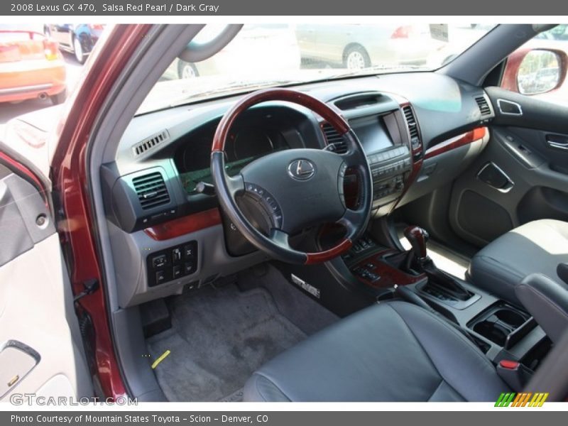 Salsa Red Pearl / Dark Gray 2008 Lexus GX 470