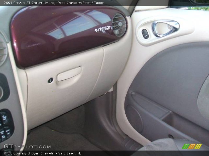 Deep Cranberry Pearl / Taupe 2001 Chrysler PT Cruiser Limited
