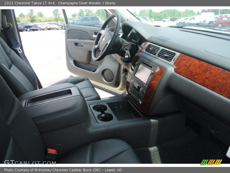Champagne Silver Metallic / Ebony 2013 Chevrolet Tahoe LT 4x4