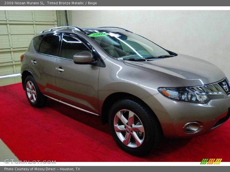 Tinted Bronze Metallic / Beige 2009 Nissan Murano SL