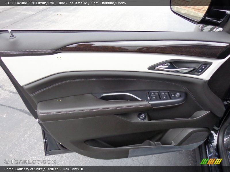 Black Ice Metallic / Light Titanium/Ebony 2013 Cadillac SRX Luxury FWD