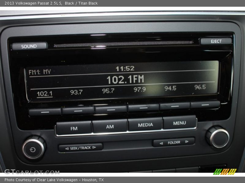 Black / Titan Black 2013 Volkswagen Passat 2.5L S