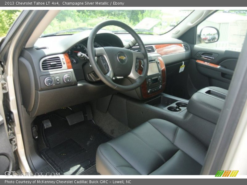 Champagne Silver Metallic / Ebony 2013 Chevrolet Tahoe LT 4x4