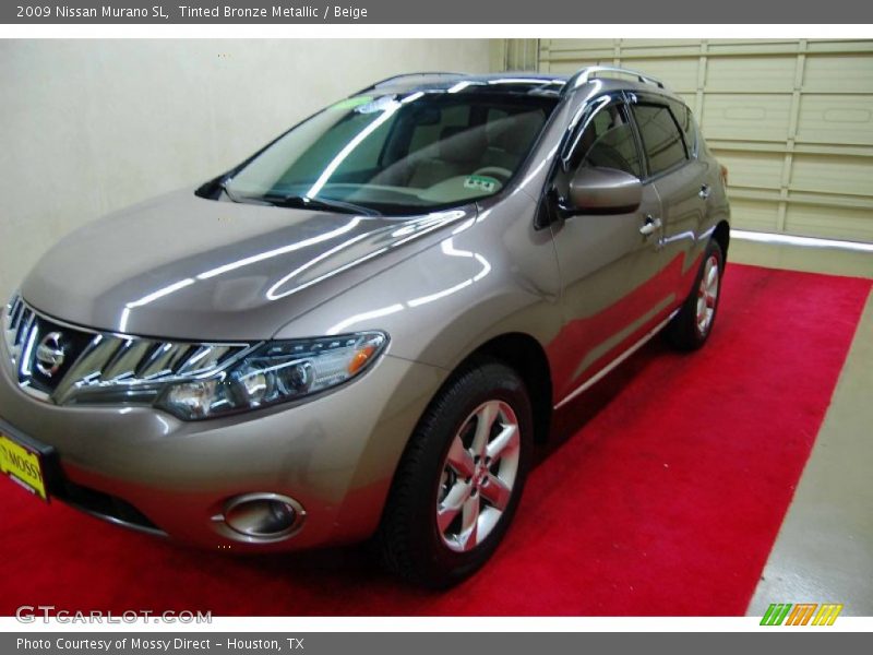 Tinted Bronze Metallic / Beige 2009 Nissan Murano SL
