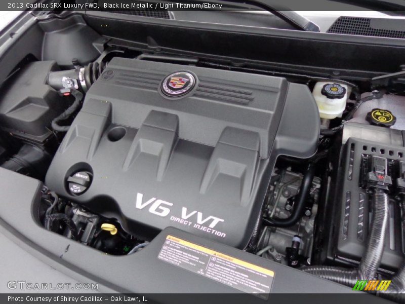 Black Ice Metallic / Light Titanium/Ebony 2013 Cadillac SRX Luxury FWD