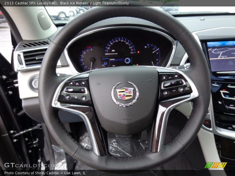 Black Ice Metallic / Light Titanium/Ebony 2013 Cadillac SRX Luxury FWD