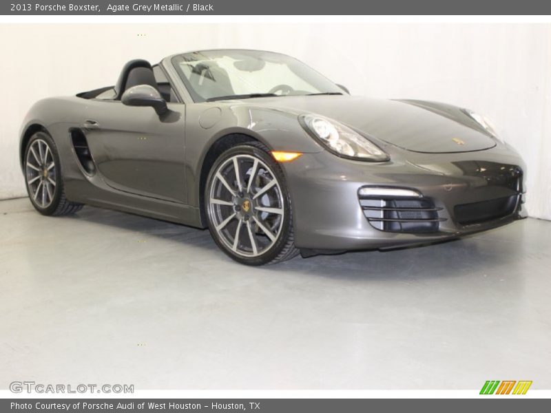 Agate Grey Metallic / Black 2013 Porsche Boxster