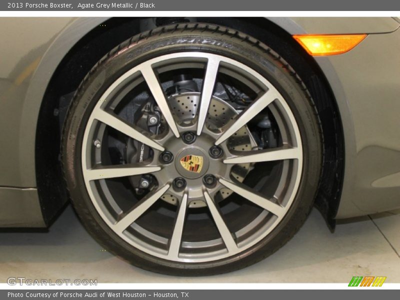 Agate Grey Metallic / Black 2013 Porsche Boxster