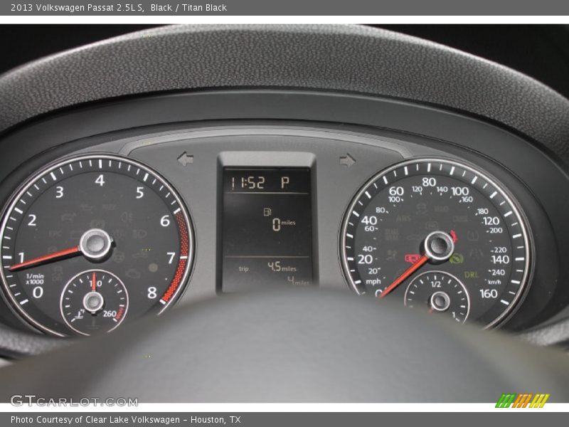 Black / Titan Black 2013 Volkswagen Passat 2.5L S