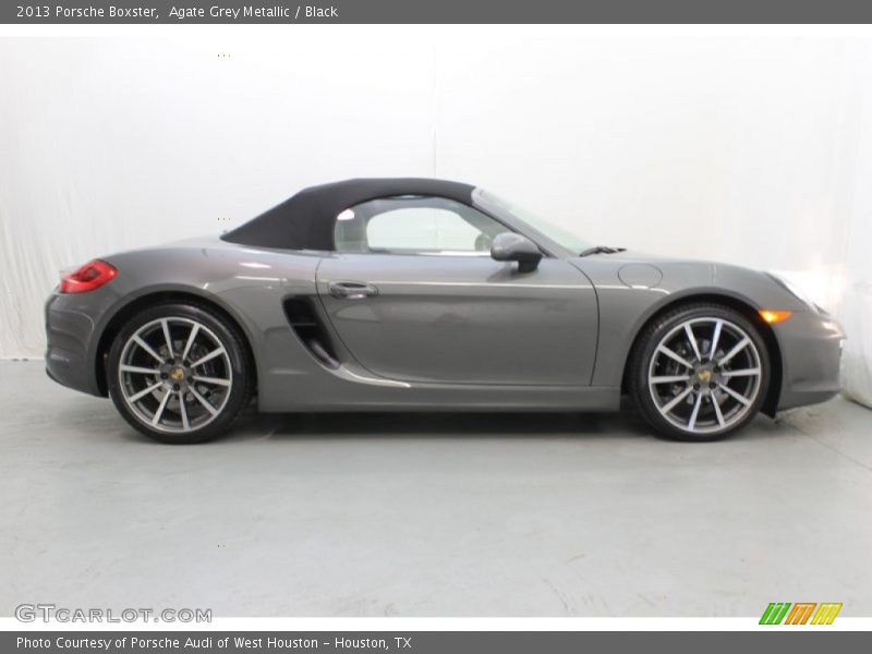 Agate Grey Metallic / Black 2013 Porsche Boxster