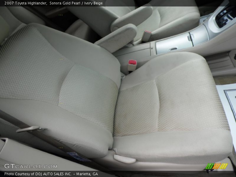 Sonora Gold Pearl / Ivory Beige 2007 Toyota Highlander