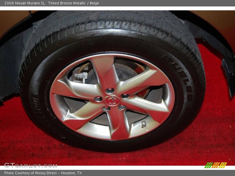 Tinted Bronze Metallic / Beige 2009 Nissan Murano SL