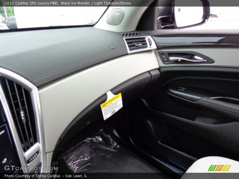 Black Ice Metallic / Light Titanium/Ebony 2013 Cadillac SRX Luxury FWD