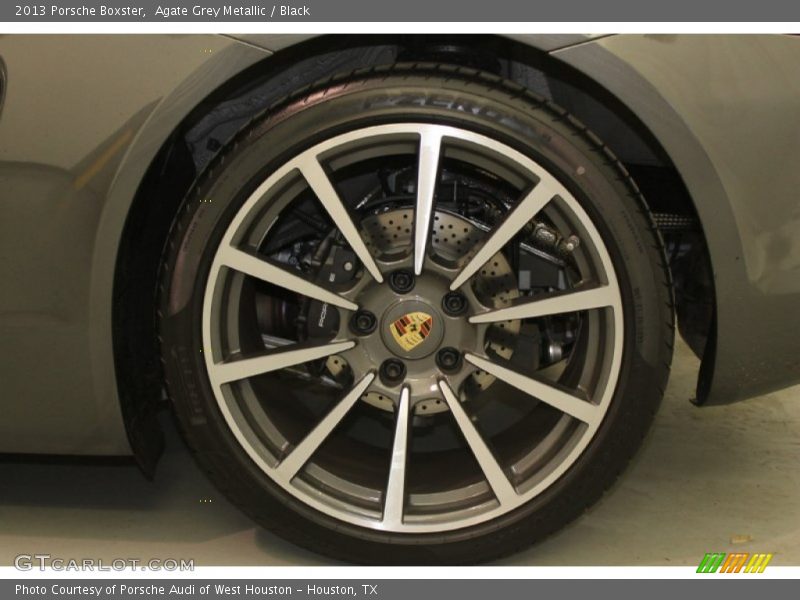 Agate Grey Metallic / Black 2013 Porsche Boxster