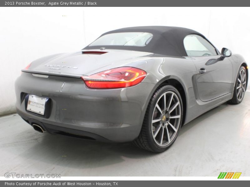 Agate Grey Metallic / Black 2013 Porsche Boxster