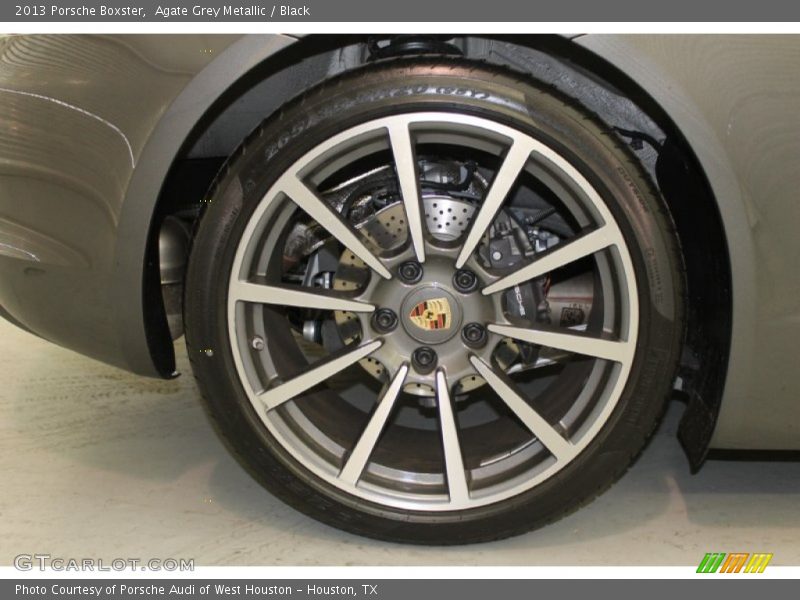 Agate Grey Metallic / Black 2013 Porsche Boxster
