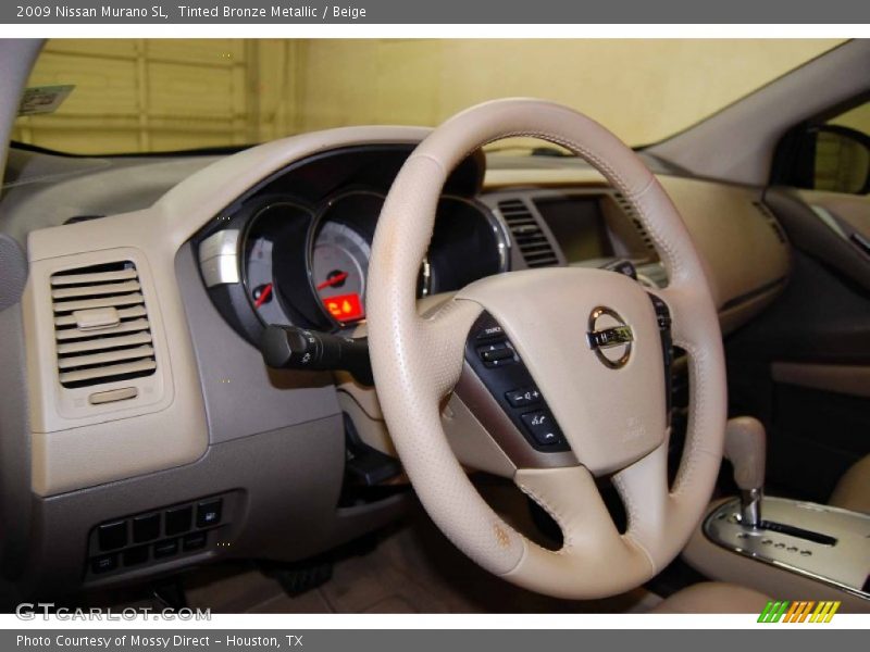 Tinted Bronze Metallic / Beige 2009 Nissan Murano SL