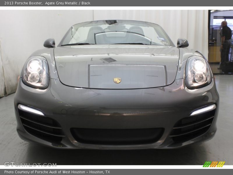 Agate Grey Metallic / Black 2013 Porsche Boxster