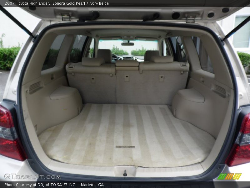 Sonora Gold Pearl / Ivory Beige 2007 Toyota Highlander