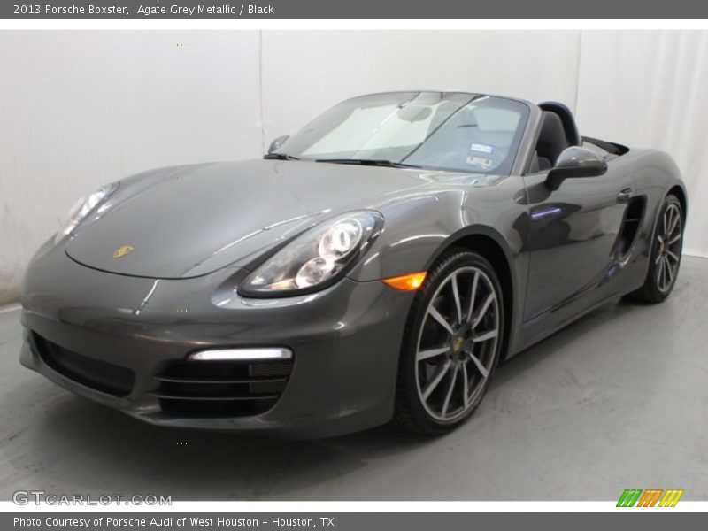 Agate Grey Metallic / Black 2013 Porsche Boxster