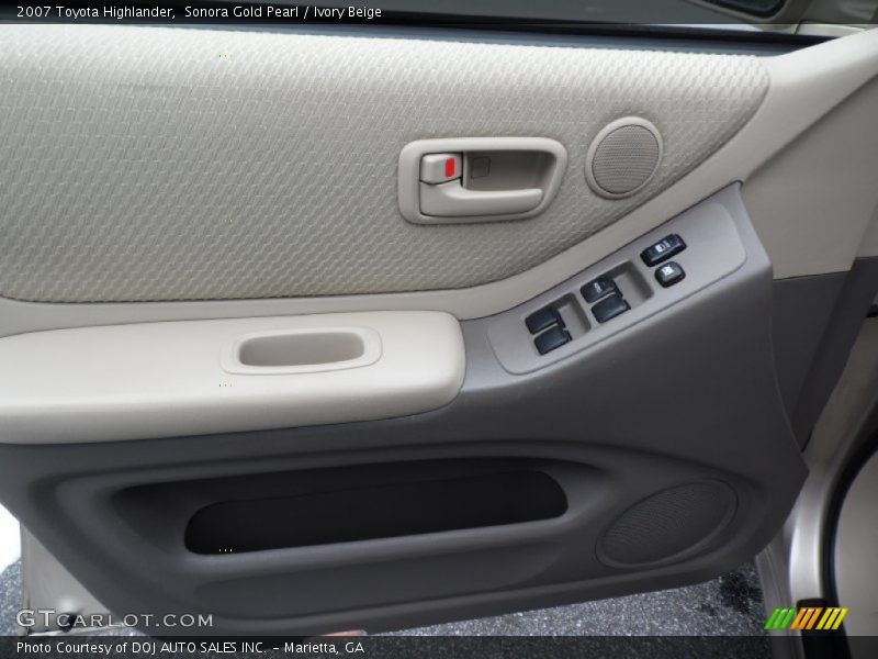 Sonora Gold Pearl / Ivory Beige 2007 Toyota Highlander
