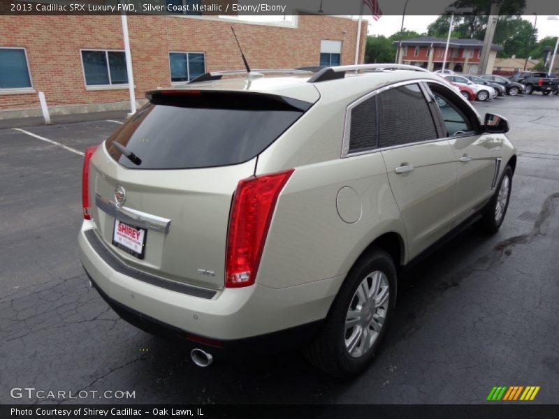 Silver Coast Metallic / Ebony/Ebony 2013 Cadillac SRX Luxury FWD