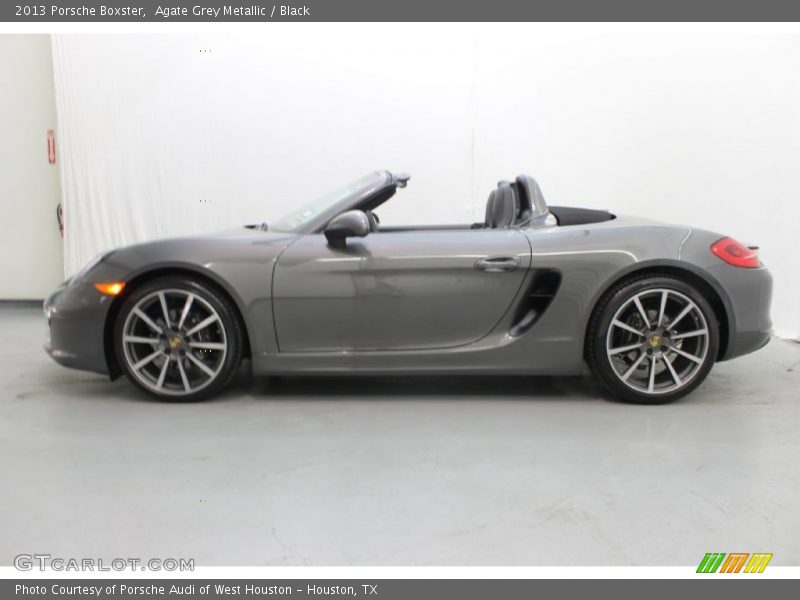 Agate Grey Metallic / Black 2013 Porsche Boxster