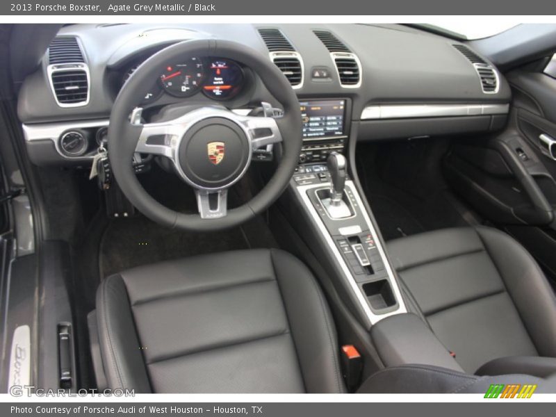 Agate Grey Metallic / Black 2013 Porsche Boxster