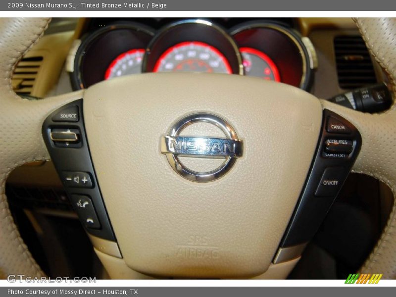 Tinted Bronze Metallic / Beige 2009 Nissan Murano SL