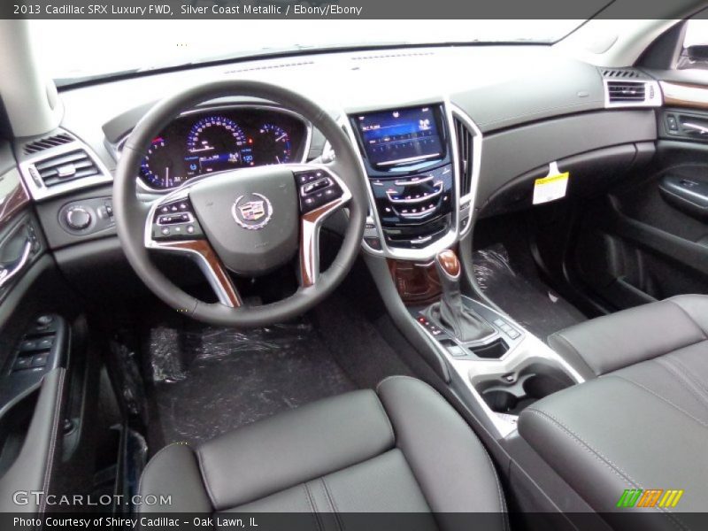 Silver Coast Metallic / Ebony/Ebony 2013 Cadillac SRX Luxury FWD