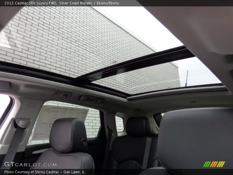 Silver Coast Metallic / Ebony/Ebony 2013 Cadillac SRX Luxury FWD