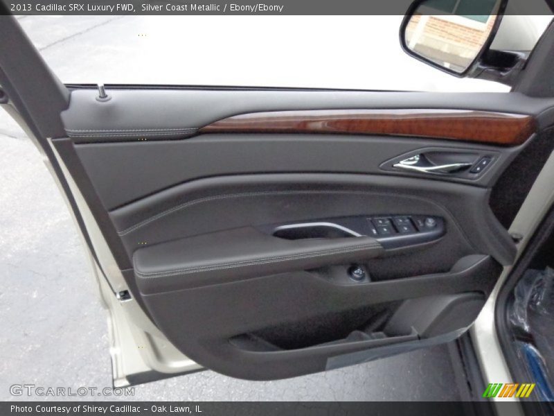 Silver Coast Metallic / Ebony/Ebony 2013 Cadillac SRX Luxury FWD