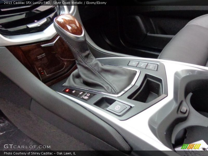 Silver Coast Metallic / Ebony/Ebony 2013 Cadillac SRX Luxury FWD