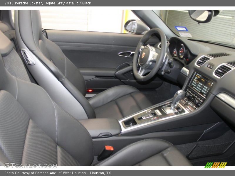 Agate Grey Metallic / Black 2013 Porsche Boxster