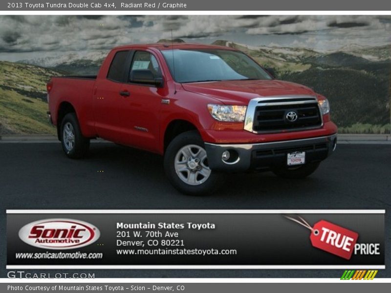 Radiant Red / Graphite 2013 Toyota Tundra Double Cab 4x4