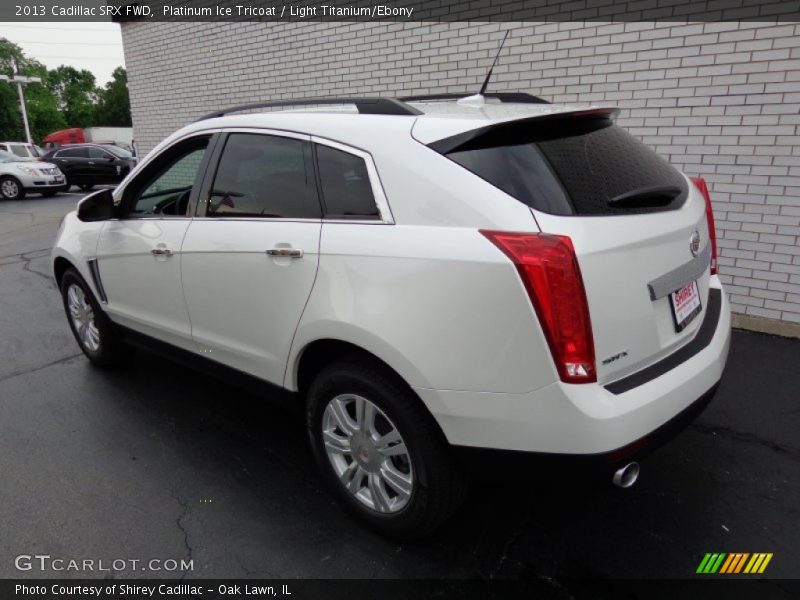 Platinum Ice Tricoat / Light Titanium/Ebony 2013 Cadillac SRX FWD