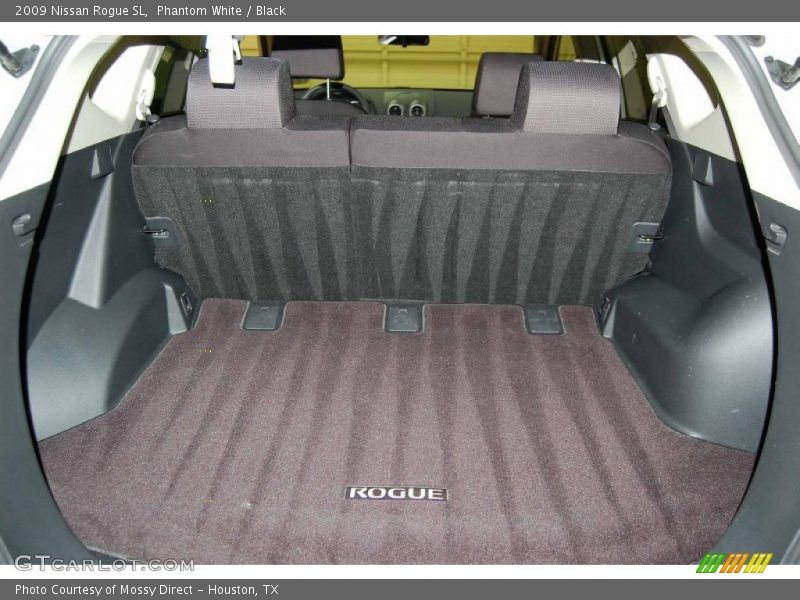 Phantom White / Black 2009 Nissan Rogue SL