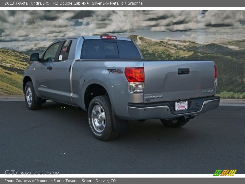 Silver Sky Metallic / Graphite 2013 Toyota Tundra SR5 TRD Double Cab 4x4