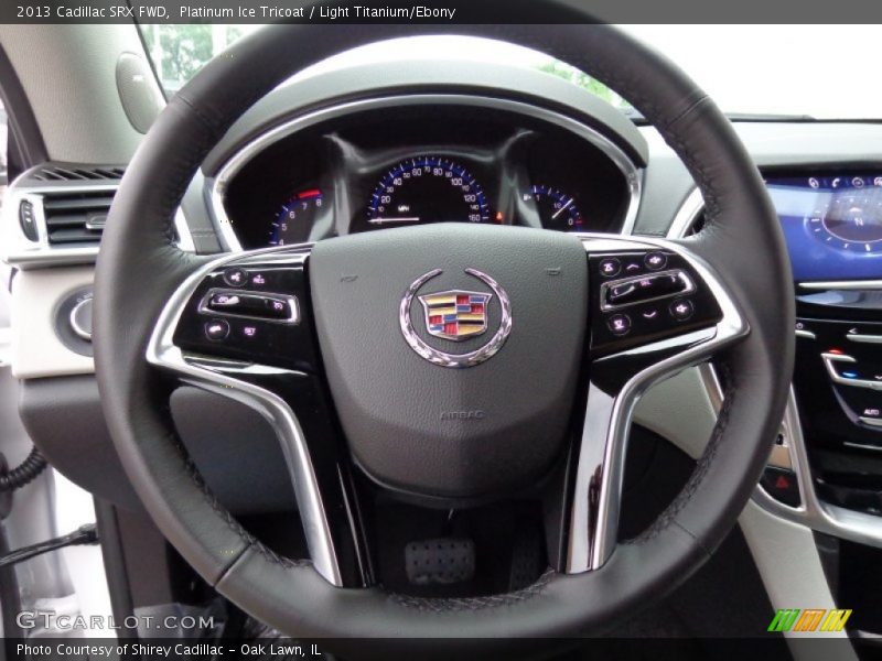 Platinum Ice Tricoat / Light Titanium/Ebony 2013 Cadillac SRX FWD