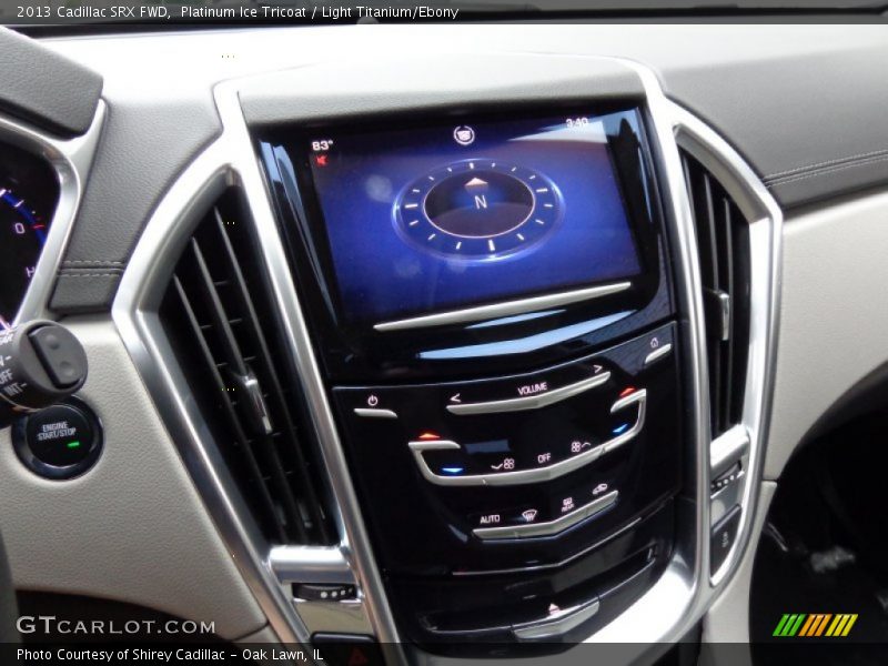Platinum Ice Tricoat / Light Titanium/Ebony 2013 Cadillac SRX FWD