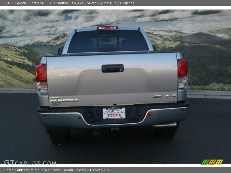 Silver Sky Metallic / Graphite 2013 Toyota Tundra SR5 TRD Double Cab 4x4