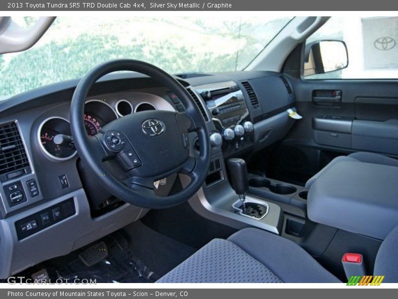 Silver Sky Metallic / Graphite 2013 Toyota Tundra SR5 TRD Double Cab 4x4