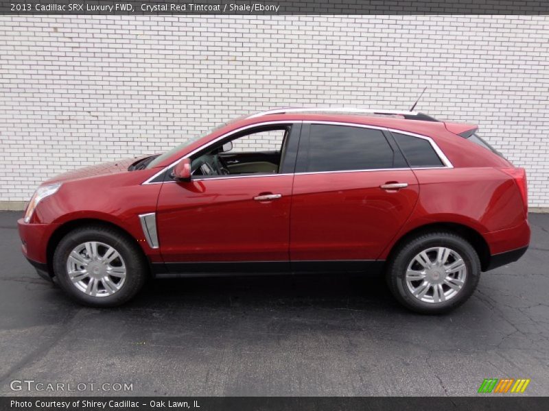 Crystal Red Tintcoat / Shale/Ebony 2013 Cadillac SRX Luxury FWD