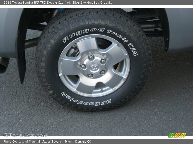 Silver Sky Metallic / Graphite 2013 Toyota Tundra SR5 TRD Double Cab 4x4
