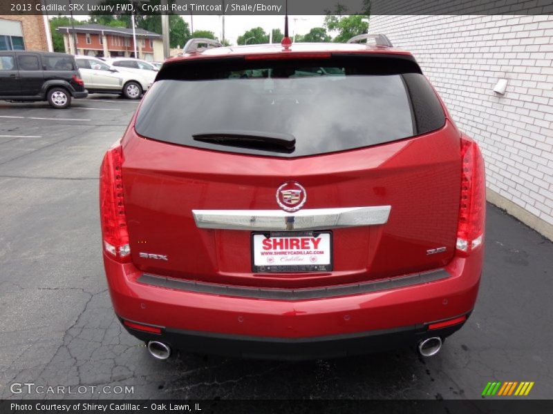 Crystal Red Tintcoat / Shale/Ebony 2013 Cadillac SRX Luxury FWD