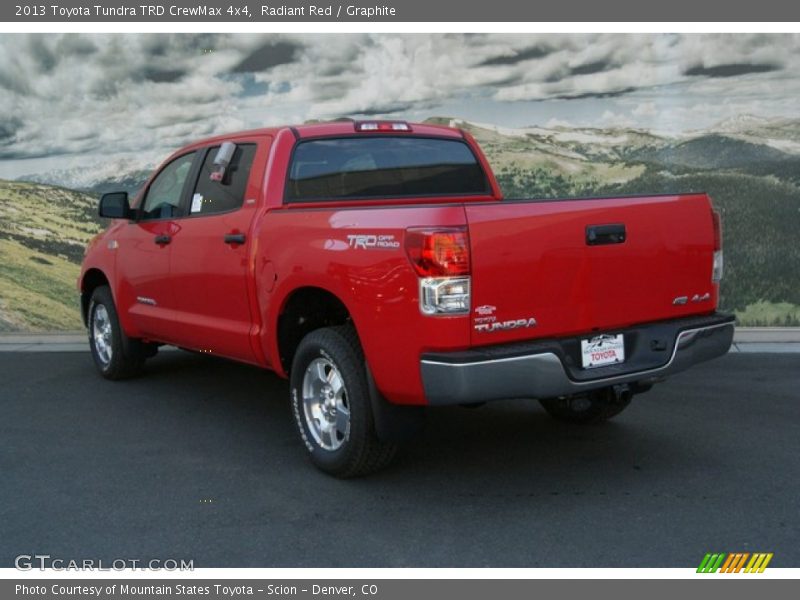 Radiant Red / Graphite 2013 Toyota Tundra TRD CrewMax 4x4