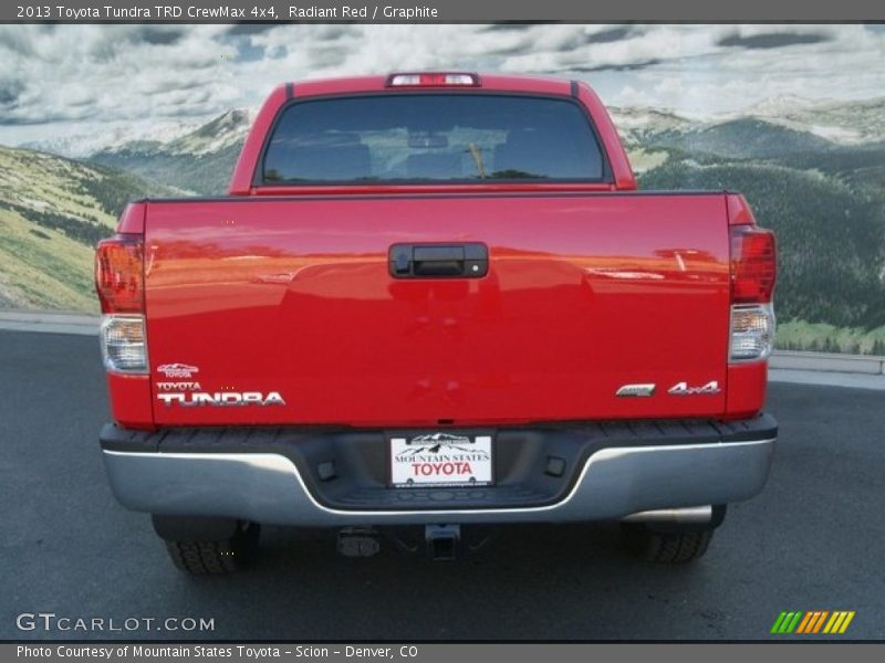 Radiant Red / Graphite 2013 Toyota Tundra TRD CrewMax 4x4
